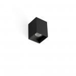 Faro Kov Aplique Cuadrado Negro Led 6w 2700k 14°