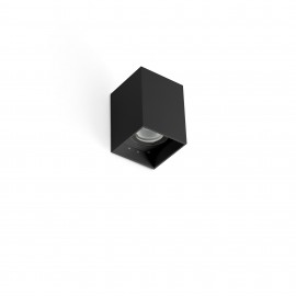 Faro Kov Aplique Cuadrado Negro Led 6w 3000k 34°