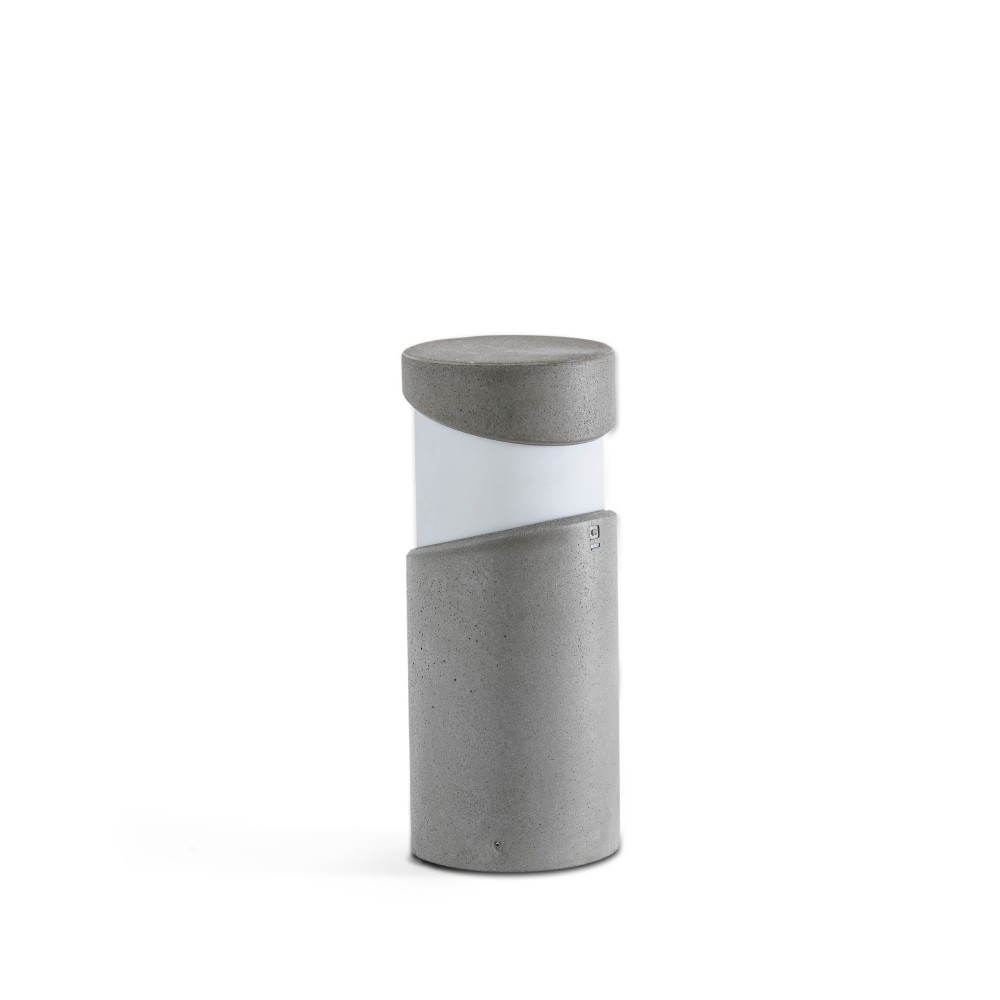 Faro Block Baliza-Sobremuro Cemento 1Xe27 74141