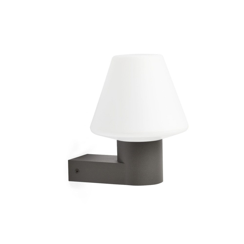 Faro Mistu Aplique Gris Oscuro 1xE27 Max 15W 74432A-02