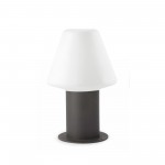 Faro Mistu Sobremuro Gris Oscuro H300 1xE27 Max 15W 74433S-02