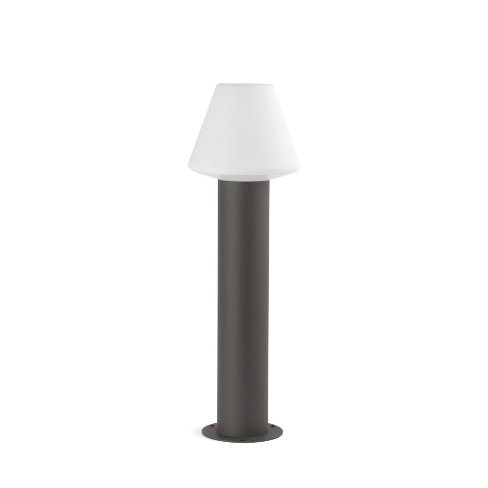 Faro Mistu Baliza Gris Oscuro H610 1xE27 Max 15W 74434B-02