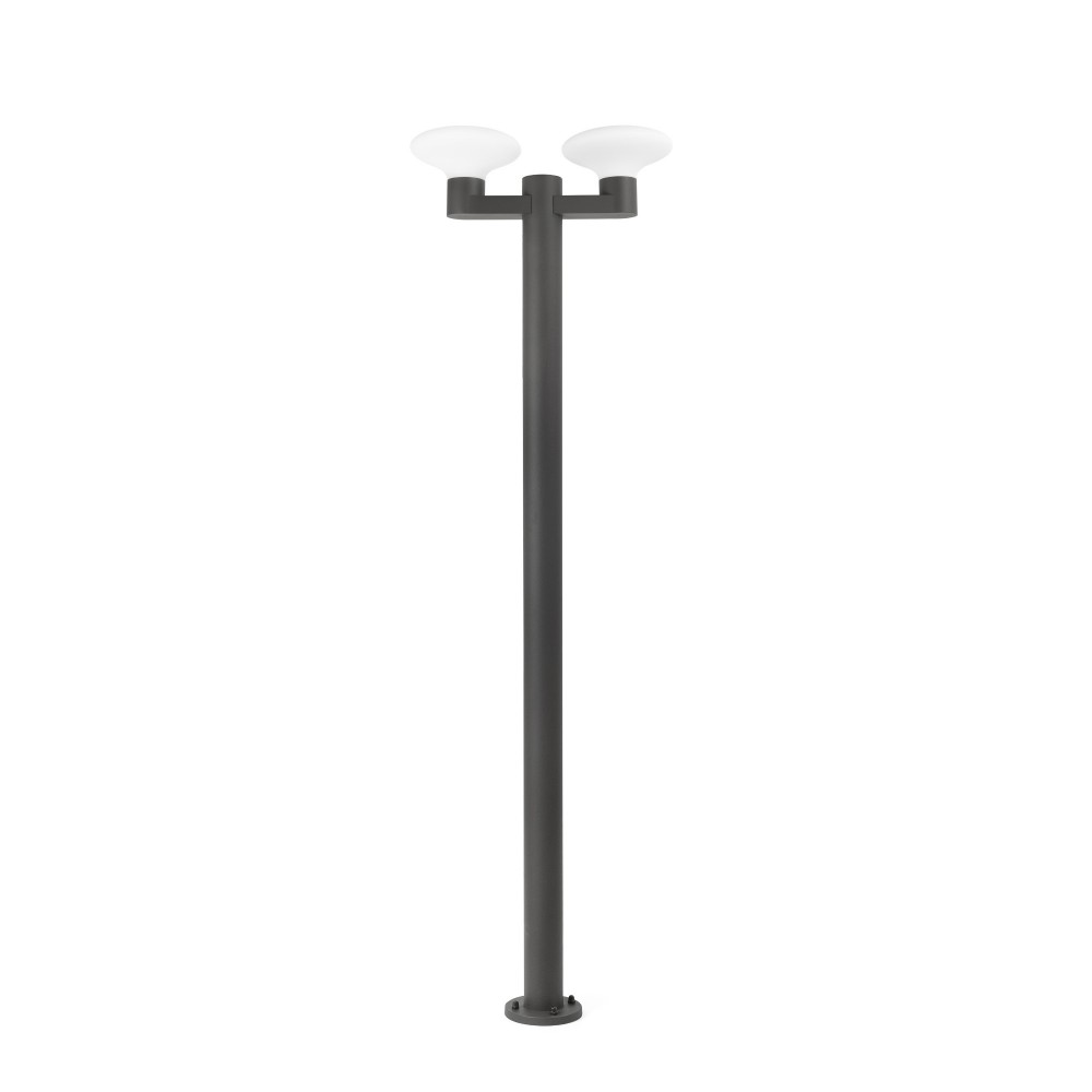 Faro Blubs Farola Gris Oscuro2xE27 Max 15W 74435F2-03