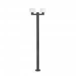 Faro Muffin Farola Gris Oscuro 2xE27 Max 15W 74435F2-04
