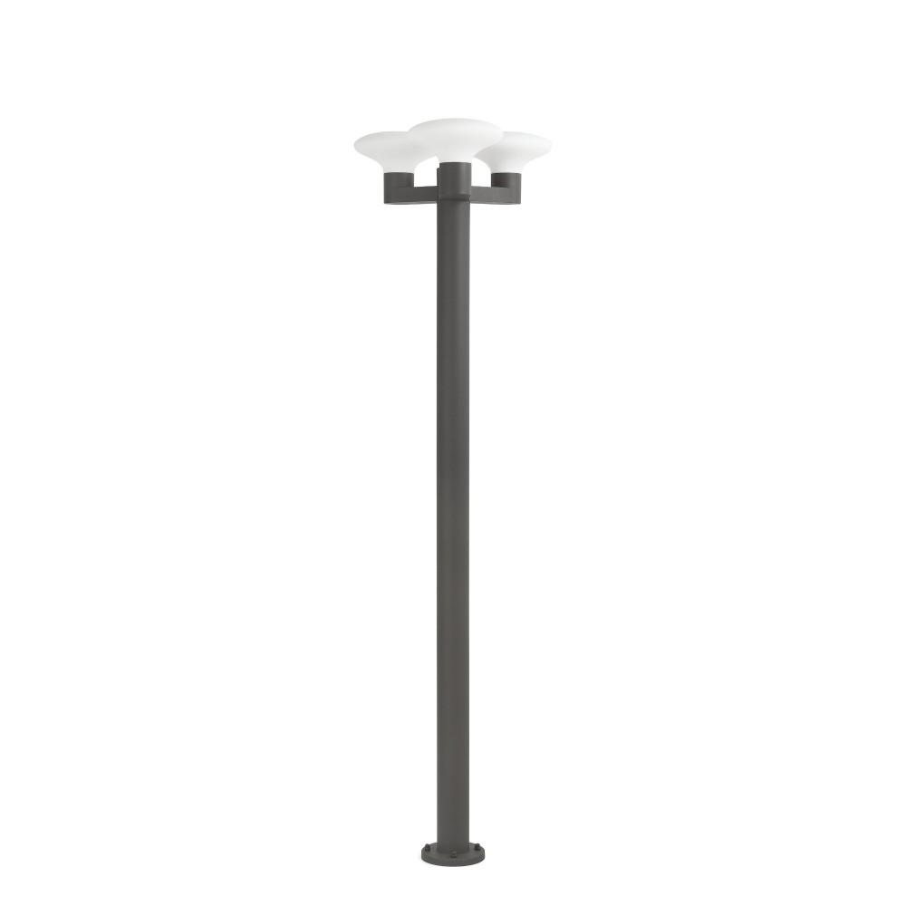 Faro Blubs Farola Gris Oscuro3xE27 Max 15W 74436F3-03
