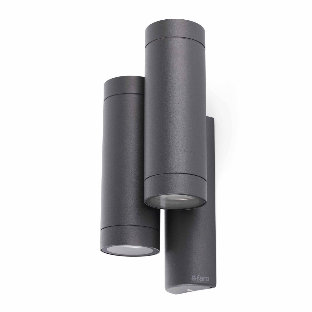 Faro Steps Aplique Gris Oscuro Doble 4Xgu10 35W 75503