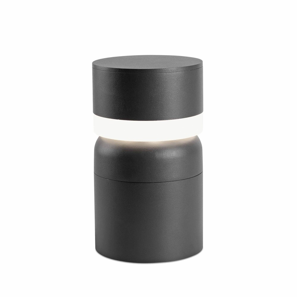 Faro Sete Baliza Gris Oscuro Led 6W 3000K H250 75521