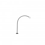 Faro Cuca 650 Baliza Negra Led 3w 2700k
