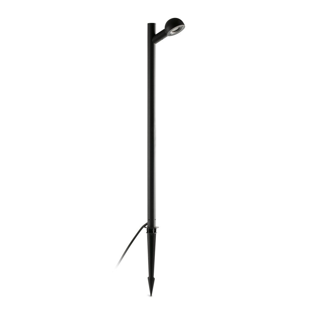 Faro Brot 600 Estaca Negra Led 6w 2700k