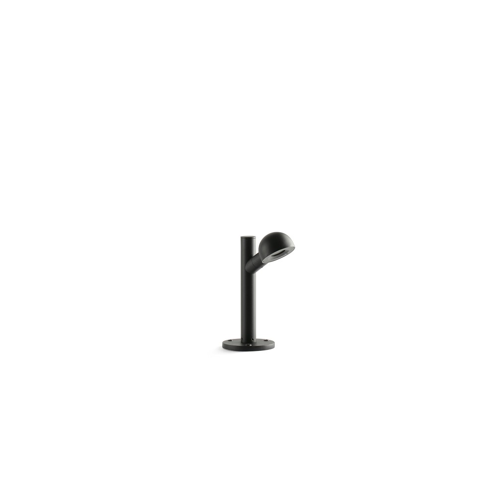 Faro Brot 200 Baliza Negra Led 6w 2700k