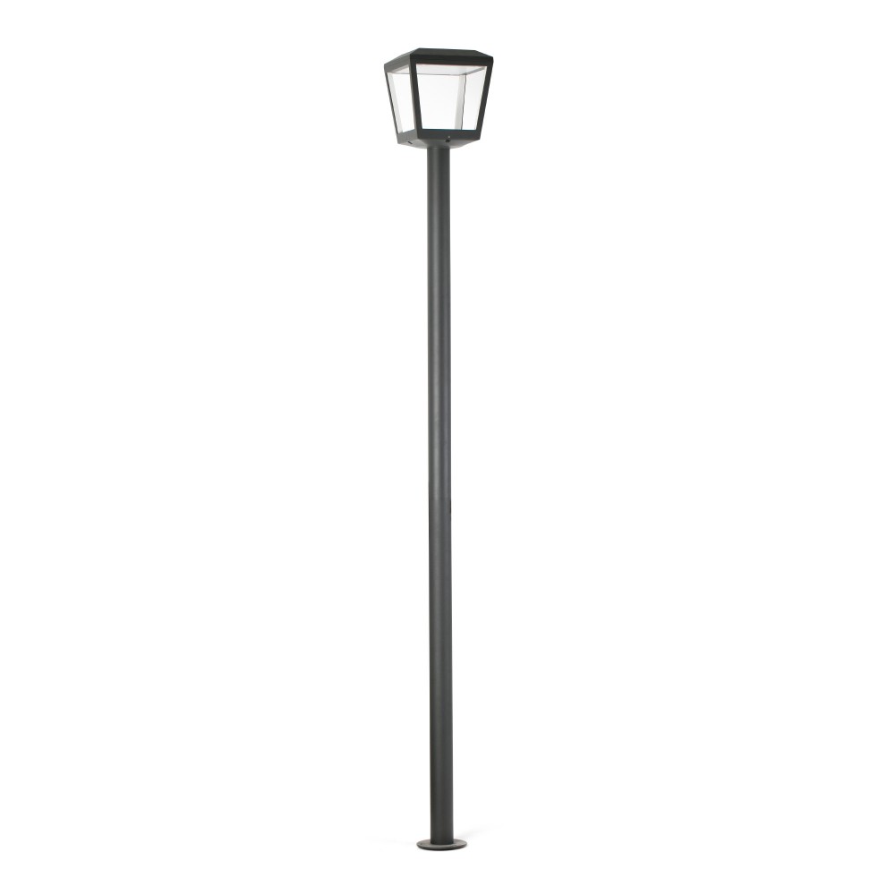 Faro Plaza Farola Gris Oscuro Led 18W 3000K 75607