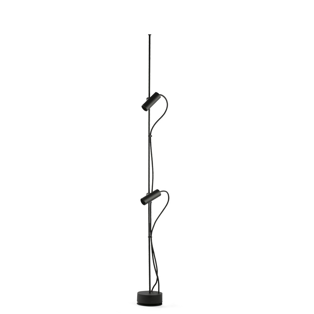 Faro Clap Baliza Negra 1266 Led 2x6w 3000k 38°