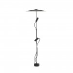 Faro Clap Baliza Negra 1266 Led 2x6w 3000k 38° C/plat L