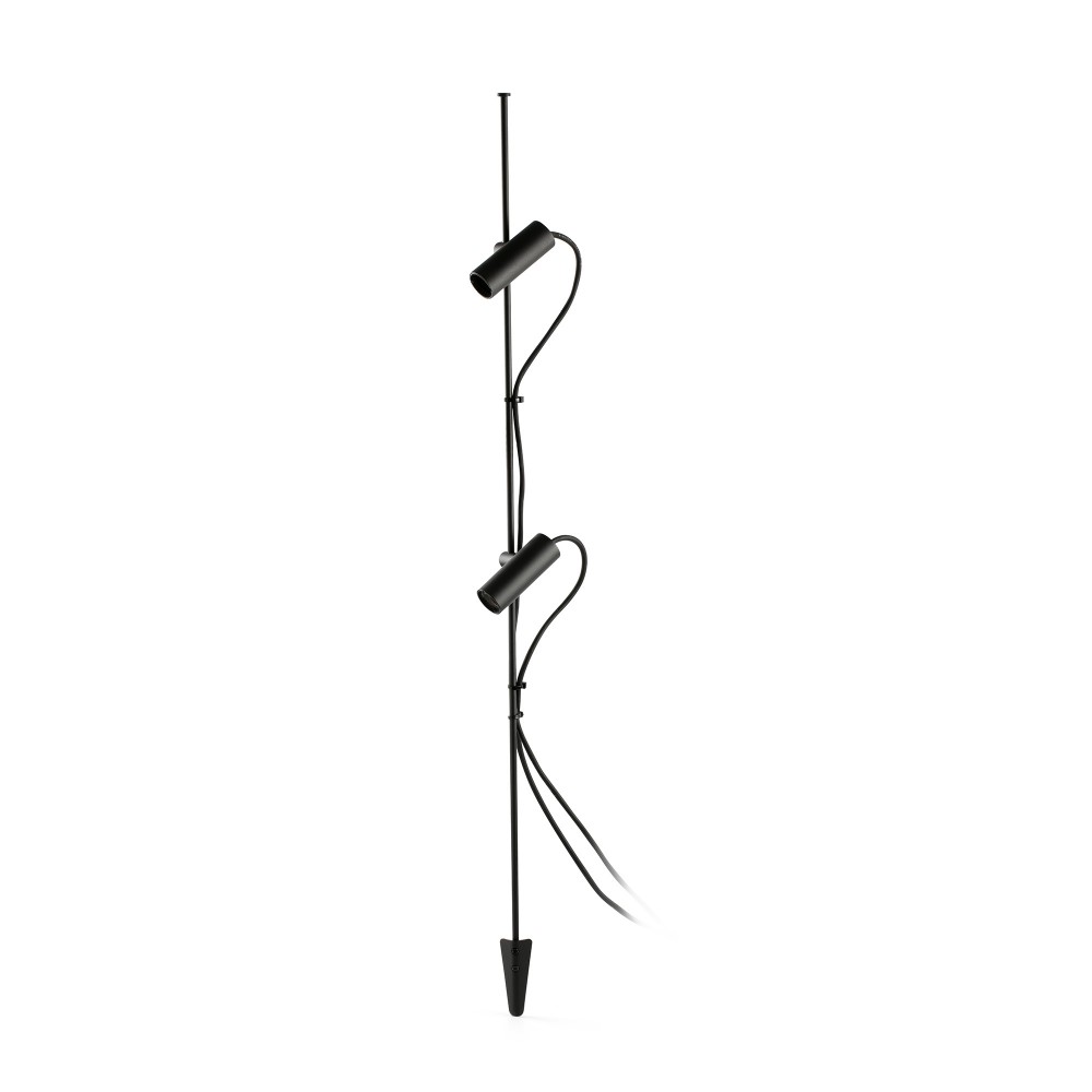 Faro Clap Estaca Negra 1030 Led 2x6w 3000k 38° 24v