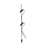 Faro Clap Estaca Negra 1030 Led 2x6w 3000k 38º