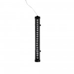 Faro Scuba 600 Louver Aplique Negro 20w 2700k 220-240v