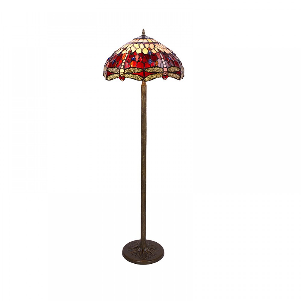 Tiffany 203400S, Lampara De Pie Tiffany Serie Belle Rouge 203400S