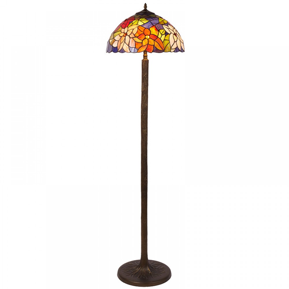 Tiffany 222400S, Lampara De Pie Tiffany Serie Guell 222400S