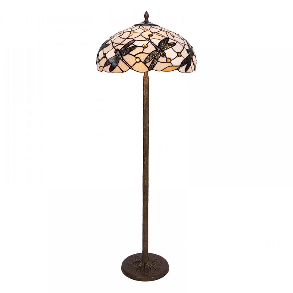 Tiffany 223800S, Lampara De Pie Tiffany Serie Pedrera 223800S