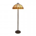 Tiffany 225000S, Lampara De Pie Tiffany Serie Marfil 225000S