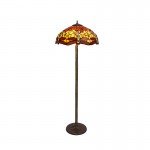 Tiffany 232000S, Lampara De Pie Tiffany Serie Belle Amber 232000S