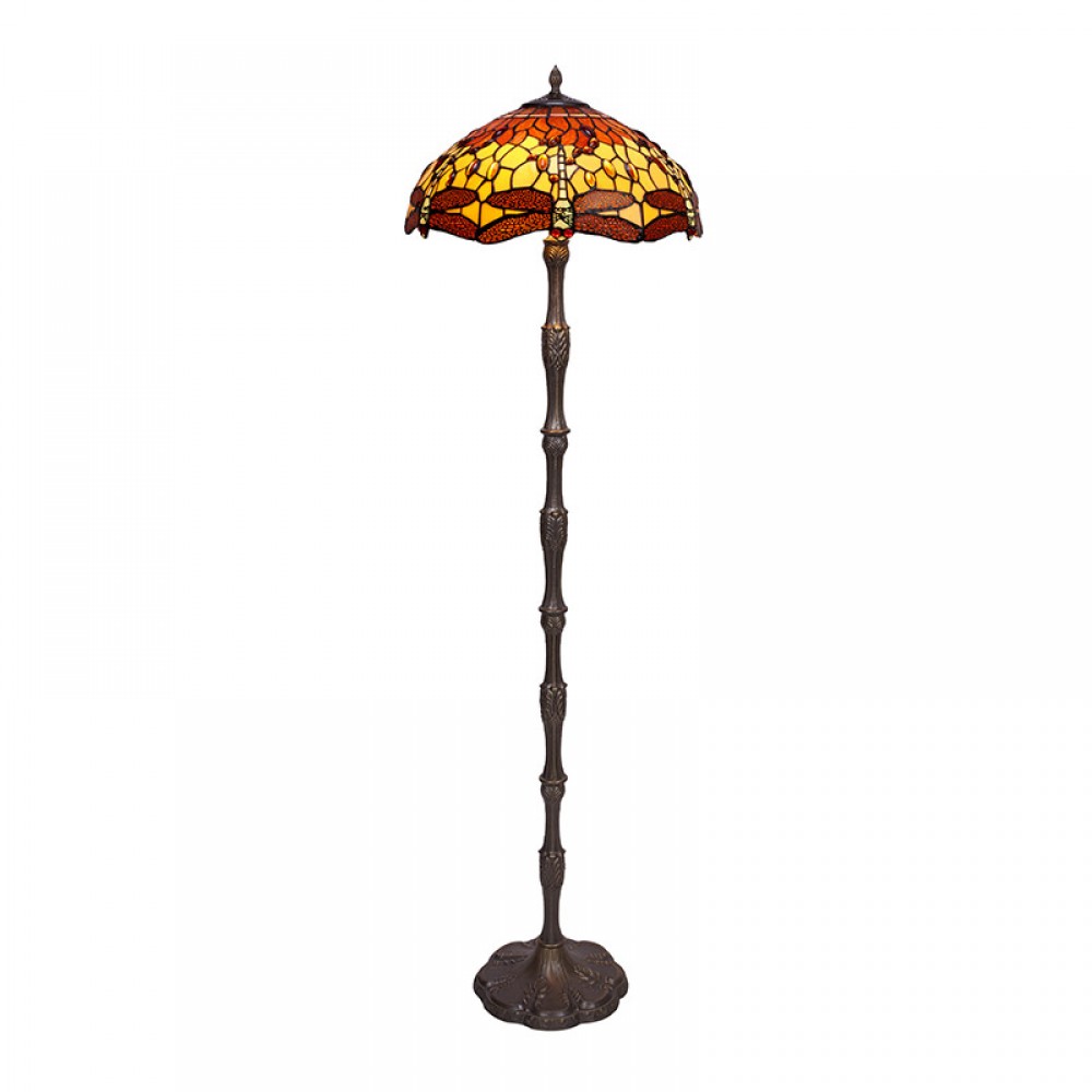 Tiffany 232010, Lampara De Pie Tiffany Serie Belle Amber 232010