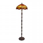 Tiffany 232010, Lampara De Pie Tiffany Serie Belle Amber 232010