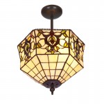 Tiffany 242244, Plafon Tiffany Serie Hexa 242244