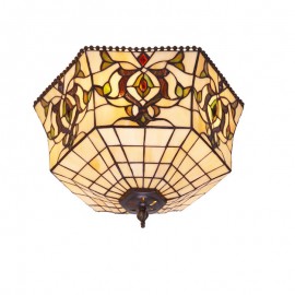 Tiffany 242500, Plafon Tiffany Serie Hexa 242500