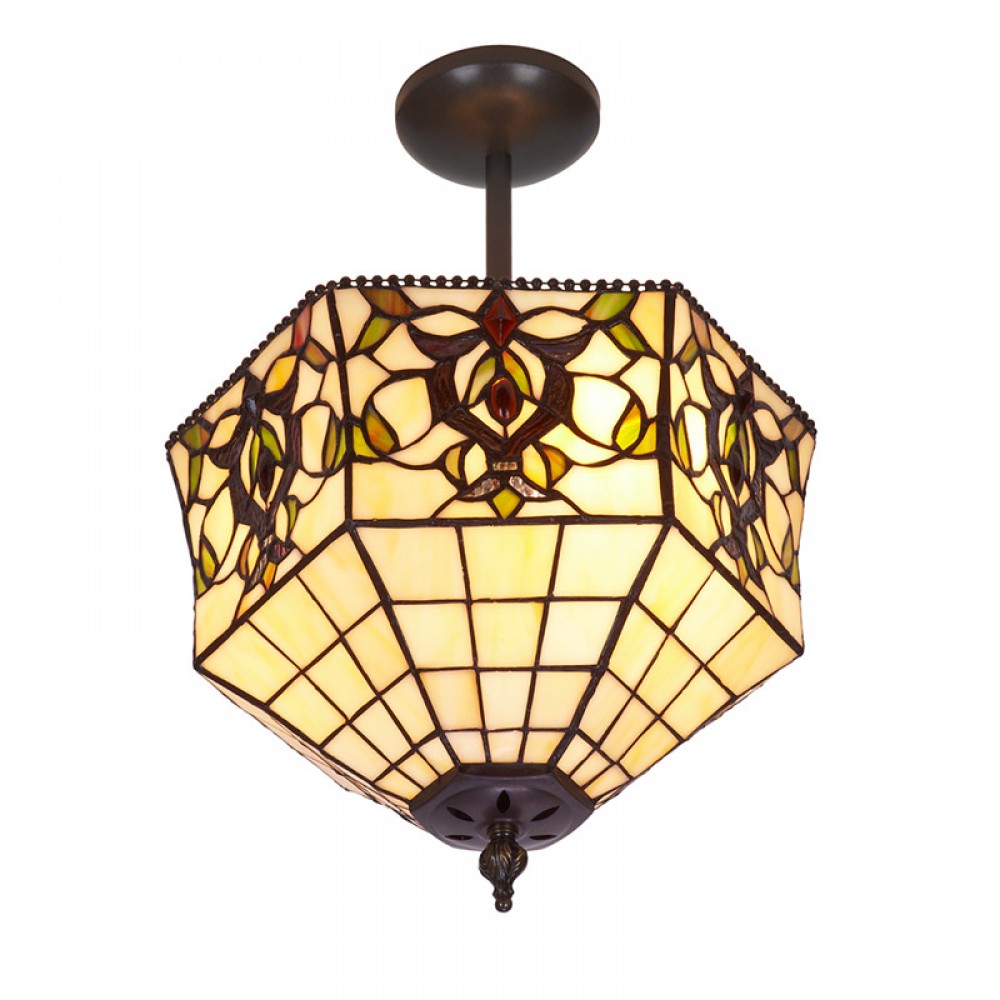 Tiffany 242544, Plafon Tiffany Serie Hexa 242544