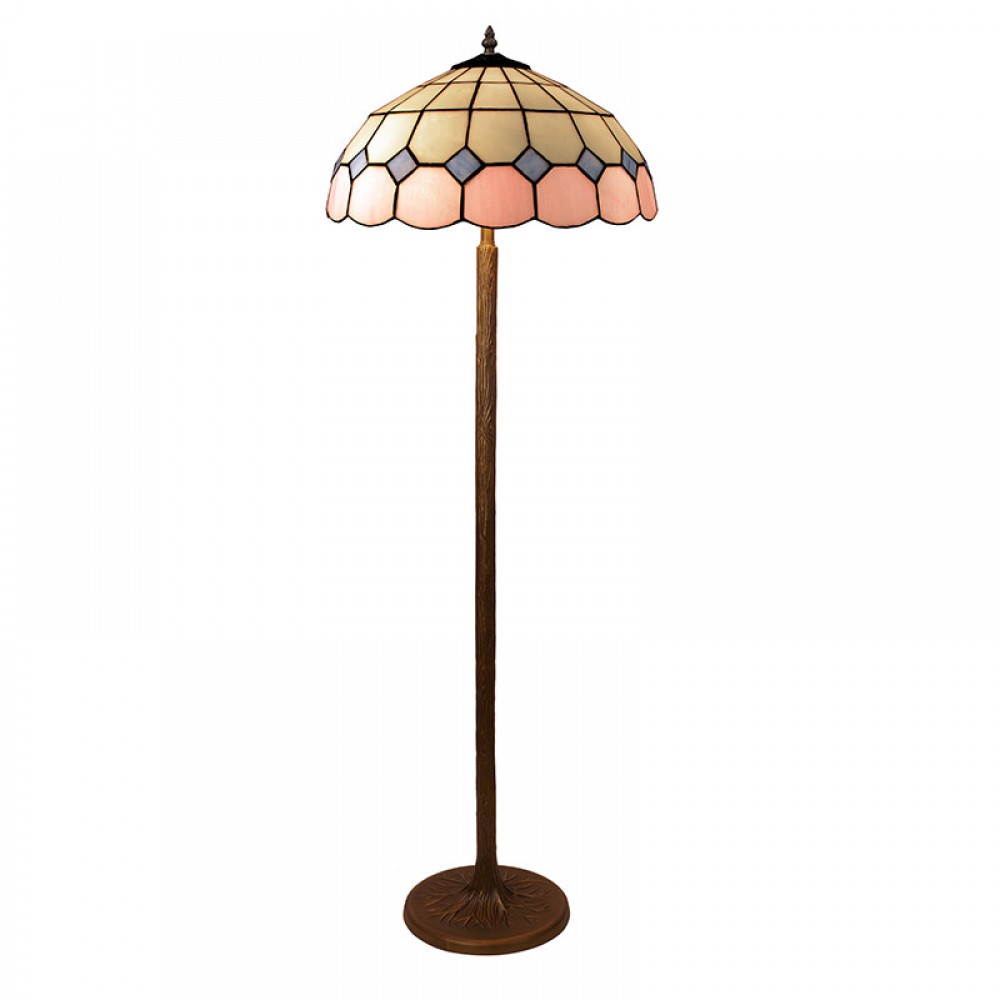 Tiffany 281000S, Lampara De Pie Tiffany Serie Pink 281000S
