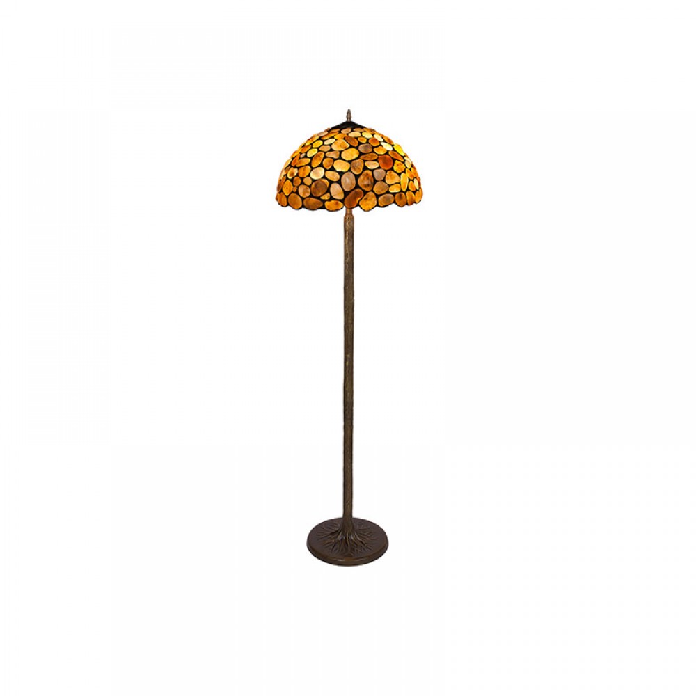 Tiffany 288000S, Lampara De Pie Tiffany Serie Stone 288000S
