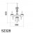 Mdc Lampara Diamond 5X40W Cromo-áMbar-Acril 5-2328-30-90