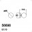 Mdc Aplique Bolas 1Xg9 Cromo Brillo-Opal Ip44 5-6698-30-09