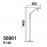 Mdc Pie Dyle Led 6W Cromo Mate-Inter 5-6961-35-25