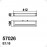 Mdc Aplique Strin Led 40Cm 7W Cromo Mate-Led 5-7026-35-03