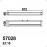 Mdc Aplique Strin Led 60Cm 10W Cromo Mate-Led 5-7028-35-03