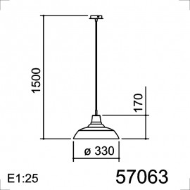 Mdc Colgante Nexy E27 Bronze 5-7063-43-21