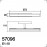 Mdc Aplique Simple Led 40Cm 7W Cromo Mate-Led 5-7096-30-03