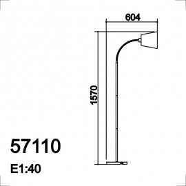 Mdc Pie Led Lectura Pantalla Lola Cuero 5-7110-43-41