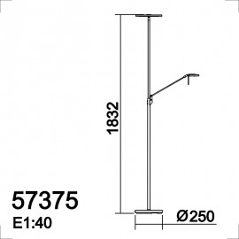 Mdc Pie Led Lector Onix Niquel 5-7375-97-20 5-7375-97-20