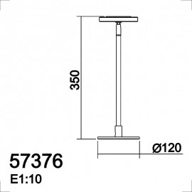 Mdc Sobremesa Onix Led 6W 3000K NíQuel Mate 5-7376-97-09
