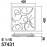 Mdc Plafon Rusky 42X42Cm 3Xe27 Cristal Decor 5-7431-30-92