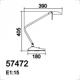 Mdc Sobremesa Dixon Led 7W Blanco Mat-Cromo Mat 5-7472-54-09