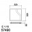 Mdc Plafon Gioia 32X32 2Xe27 Cristal Decor 5-7490-30-92