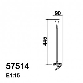 Mdc Sobremesa Cala Clip Led 3,5W 240Lum Blanco 5-7514-80-01