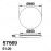 Mdc Plafon Eros Led 54W 3000K ø48Cm Blanco Brillos 5-7569-69-02