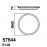 Mdc Plafon Sira ø50Cm Led 50W 3000K Brillo 5-7644-70-71
