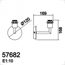 Mdc Aplique Led Pantalla Roomer Cuero 5-7682-44-21