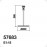 Mdc Sobremesa Roomer L Blanco Mate 1Xe27 5-7683-81-01